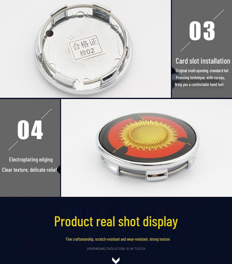 Compatible Hongqi H5 Hubcap Wheel Color Logo Cover - Offers Car Logo Modification with Free Shipping