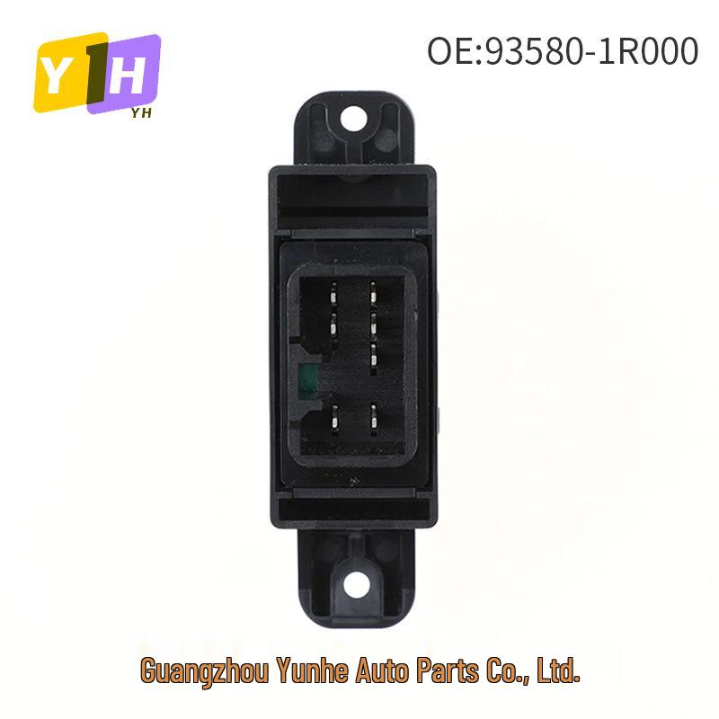93580-1R000: Совместимо с переключателем стеклоподъемника Hyundai Accent 2011-17.