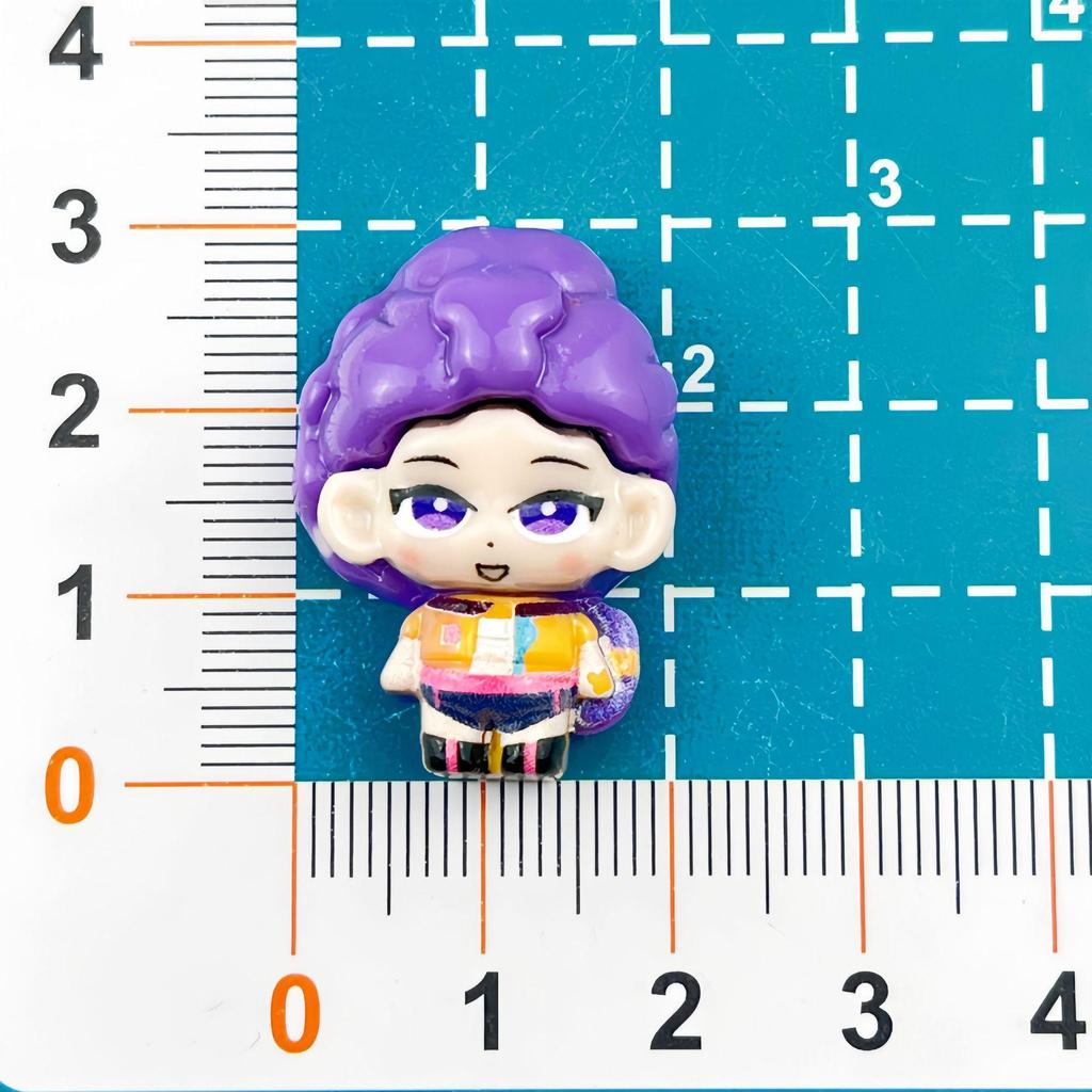 Мультяшные Демон Хантеры, смоляные аксессуары для DIY: Чехол для телефона, Брелок, Серьги, Кулон, Заколка для волос