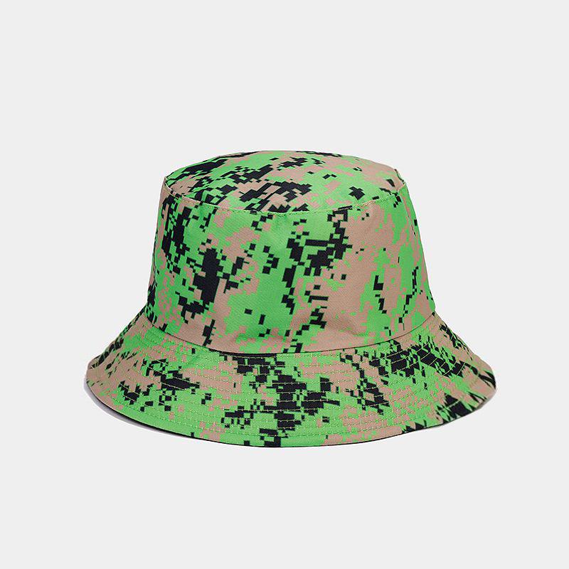 Fashion Men Camouflage Printing Bucket Hat Women Street Trend Bucket Hat Outdoor Travel Sun Hat