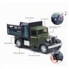 1/32 Transporter Truck Model, Transporter Model Toy Sound Pull Back for Home for Kids
