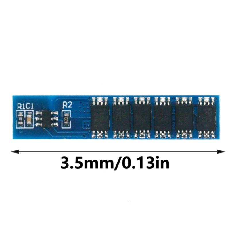Advanced 3.2V LiFePO4 Battery Management System 6 MOSFET Switches Technology Short Circuits Protections Board