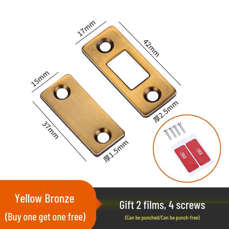 L-образный магнитный дверной стопор: Невидимый, не требующий сверления, тонкий лист для раздвижных дверей, ящиков и шкафов.