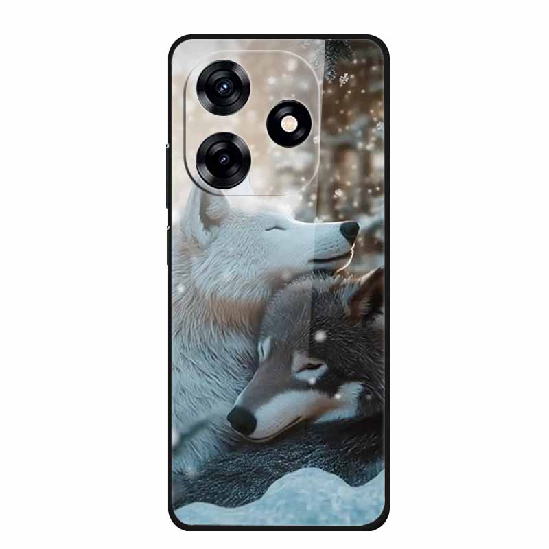 Glass Case For Honor X5c Plus Case Soft Bumper Hard Tempered Glass Back Cover For Honor X5c Plus Play 10A Phone Case X 5 C Plus