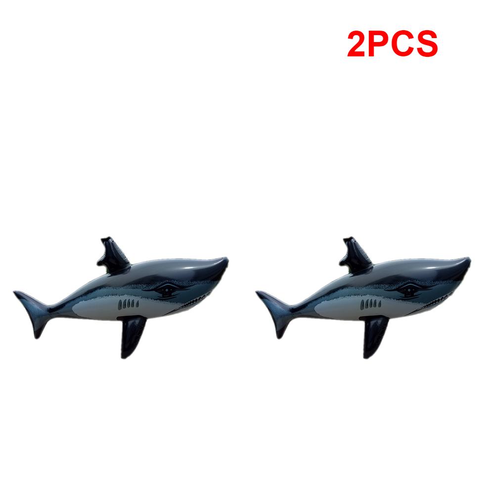 1-5PCS Floating Shark Float Toy Kids Adults Inflatable Water Swimming Pool Simulation Whale Fish Animals Toys Pool Accessories