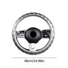 Чехол на руль автомобиля, чехол на руль из углеродного волокна, защитный чехол на руль 15 дюймов, автомобильные аксессуары