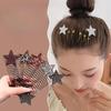 Стразы Звезды Отделка Сломанные Волосы Артефакт Задняя Голова Волосы Фиксированный Зажим Невидимая Шпилька Девушки Повязка На Голову Модный Инструмент Для Укладки