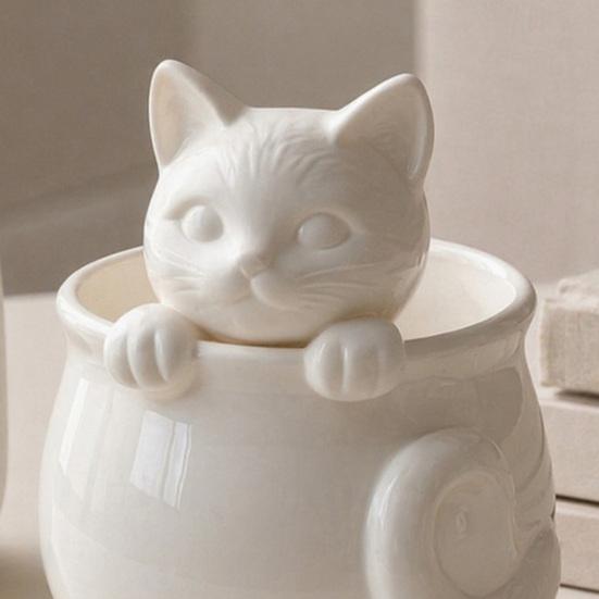 3D-печатная кошачья чашка Yousheng, Милая кошачья кофейная кружка, Кружки с фигуркой кошки, Праздничный и подарочный набор на день рождения для кофе и молочного чая