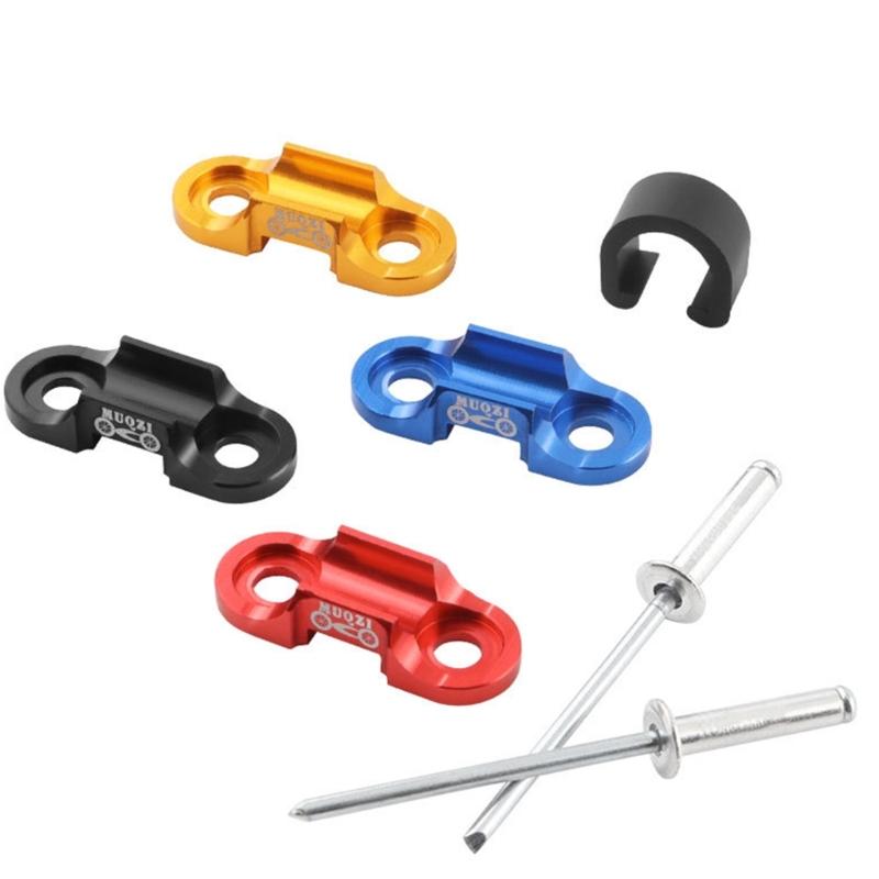 Bike Brake Shifts Cable Base Buckle Clip Part Cable Guide Bike Cable Clip Bicycles Aluminium Alloy Bike Cable Guide Hook