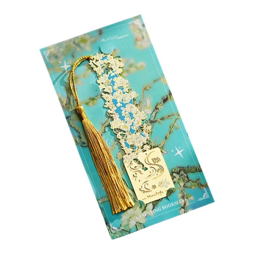 with Tassel Metal Hollow Bookmark Exquisite Reading Stationery  Book Lovers