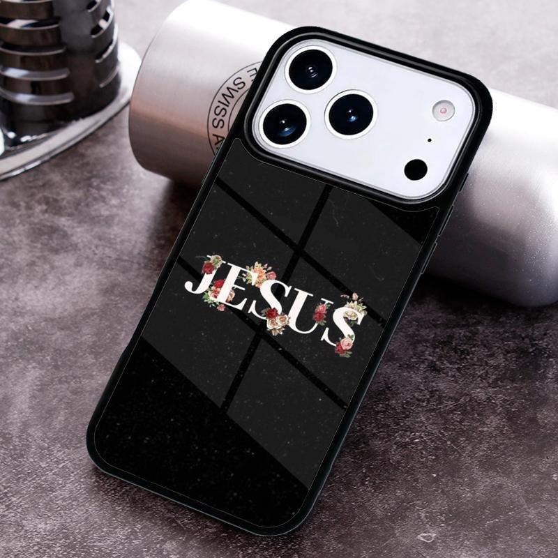 Христианский религиозный принт с Иисусом Чехол для телефона для iPhone 17 16 15 Pro Max Air 14 13 12 11 Plus Ударопрочный чехол
