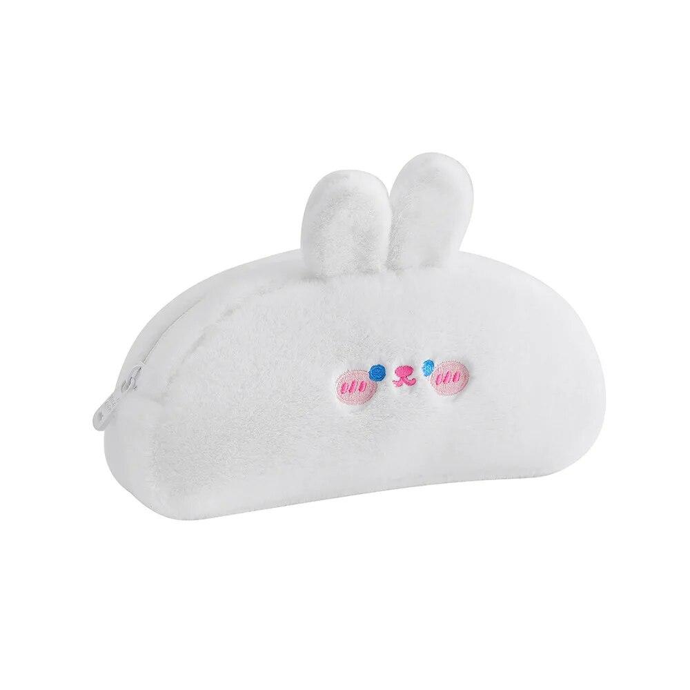 Plush Pencil Case Kawaii Pig Animals Large Capacity Pencils Bag Pen Case School Supplies Stationery Gift Kawaii Bag