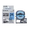 King Jim [Genuine] Tepra PRO Tape Cartridge Cleanly Peelable Label 24mm Blue Label/Black Letters Length 8m SC24BE