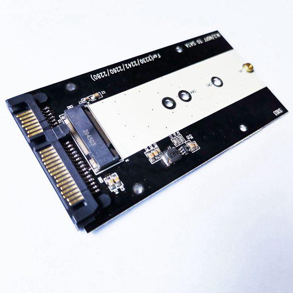 Адаптер M.2 NGFF на SATA 3.0 (Черный + серый) для SSD