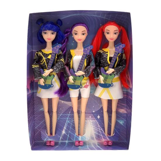 3 шт. K-pop Модная кукла с 9 подвижными суставами Динамичная кукла для позирования Коллекционная фигурка с уникальным стилем