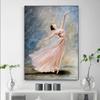 Современная фигура танцующей девушки, картина маслом на холсте, настенное искусство, романтическая танцовщица, невеста для спальни, гостиной, домашнего декора, куадрос