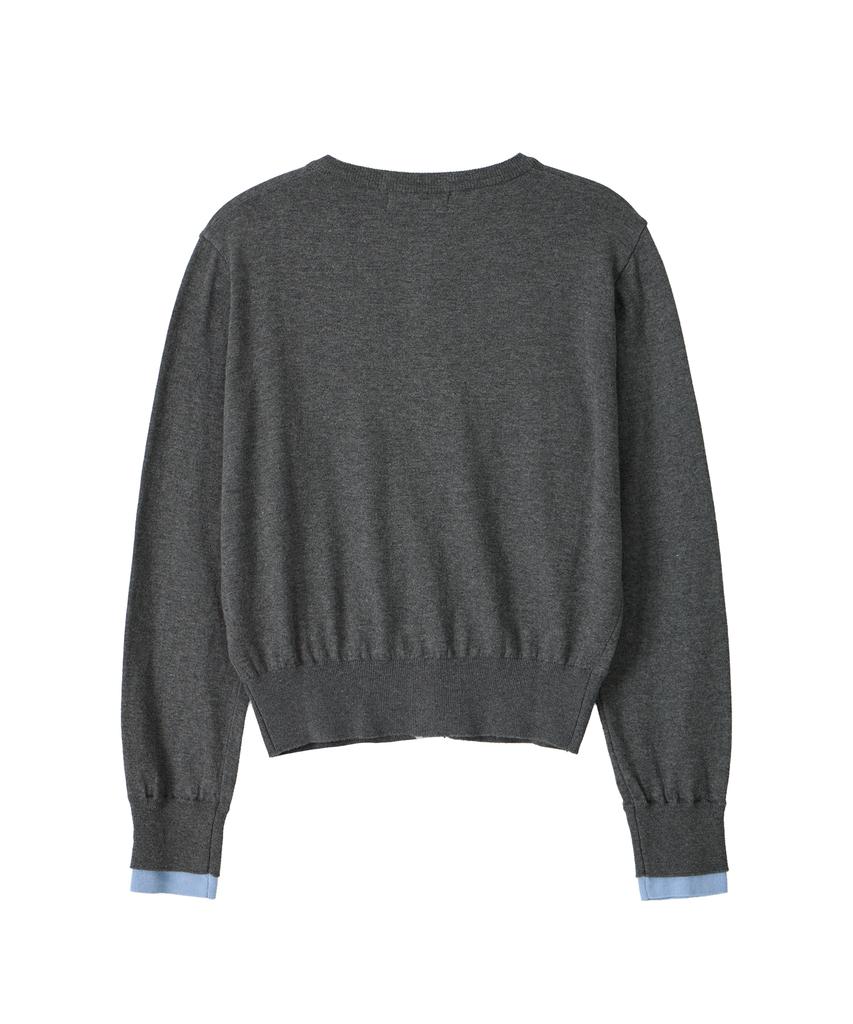 PANDORAFIT Lumière Line Cardigan (Melange Gray)