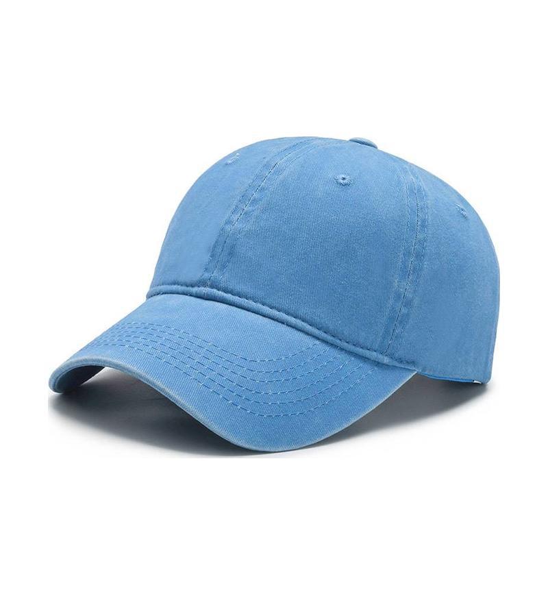 Specially for ins washed retro solid color baseball cap men's and women's outdoor versatile cap trendy simple hat