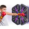 Smart Music Boxing Machine - Wall-Mounted Electronic Punch Mat for Home Workout & Training, Durable ABS Material, Purple