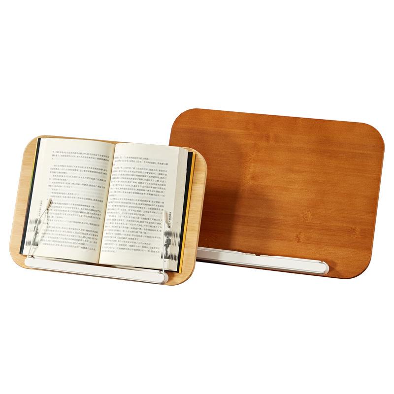 Детская регулируемая подставка для чтения - Складной держатель для книг из массива дерева с регулировкой высоты