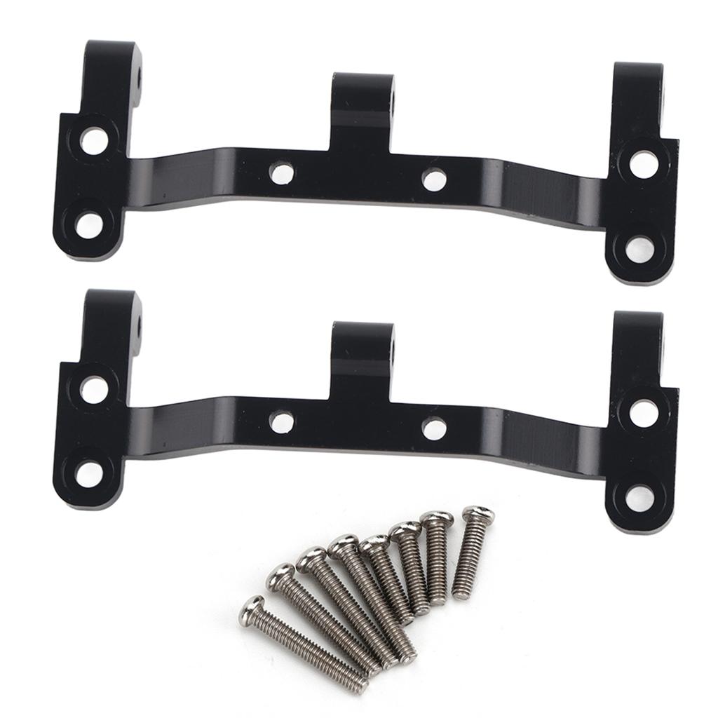 Крепления передней и задней тяги из алюминиевого сплава, подходят для MN D90 MN 99 MN 91 FJ 45, детали для апгрейда(Черный 1 шт. )