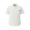 Climbing Shirt Insect Barrier Check Shirt Short Sleeve MIV03195 Foggy Dew 2XL [Millet] Men's (NEW LOGO)