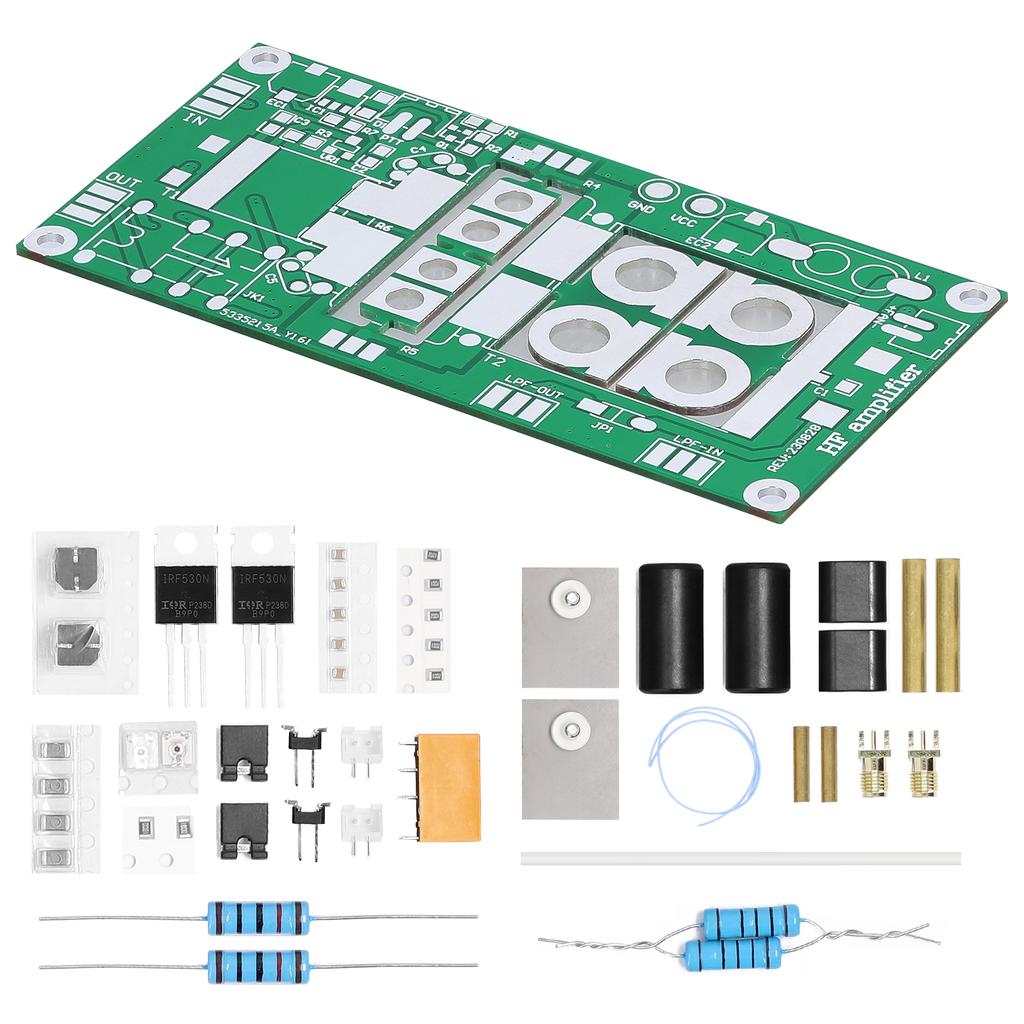 DIY Kit 70 Вт SSB Линейный ВЧ усилитель мощности 3,5-30 МГц для FT-817 KX3 Радио AM CW Частотная модуляция