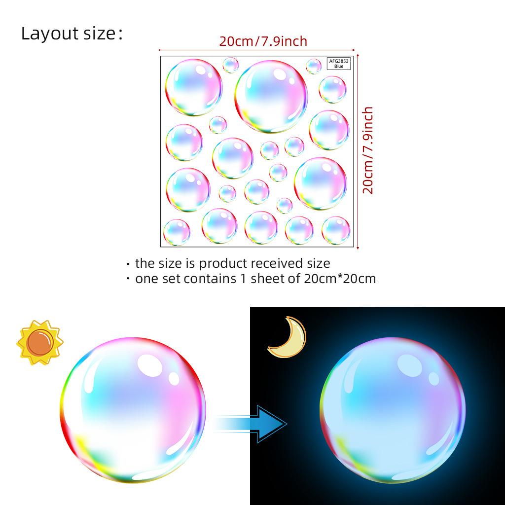 Светящиеся наклейки на стену «Фея-русалка», декор для детской спальни, светящиеся в темноте наклейки-бабочки для переключателей обоев