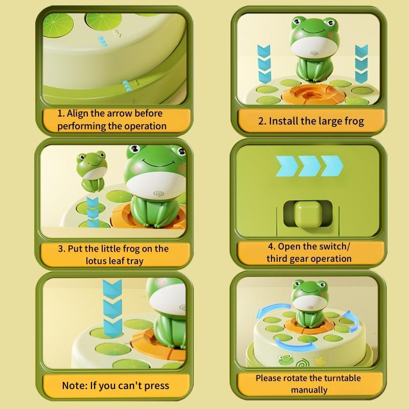 Frogy Fun: Interactive Frog Jumping Game Toy for Kids 3-6 Years Old, Parent-child Interactive Games Toy , Christmas, Birthday Gifts