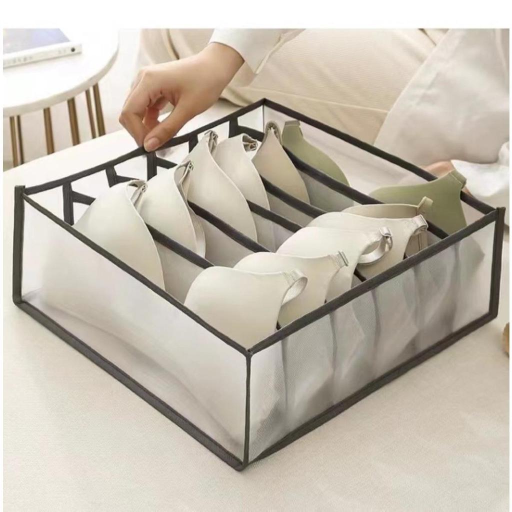 Набор для хранения, Сетчатый органайзер для хранения нижнего белья с разделителями, Артефакт для хранения в ящике гардероба, Сумка для сортировки, Носки, Многоячеечный органайзер для хранения нижнего белья