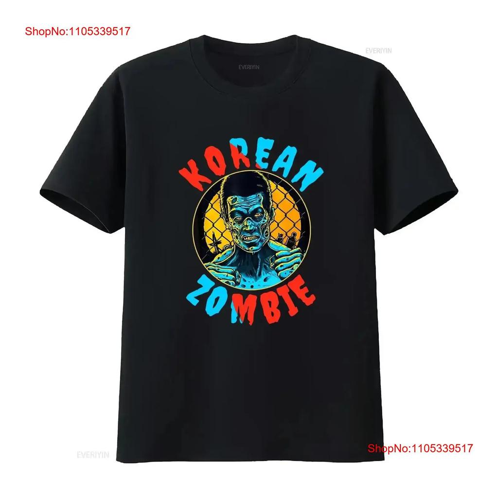 The Korean Zombie Funny s T Shirt vintage Washed Comfortable Casual designer clothes streetwear