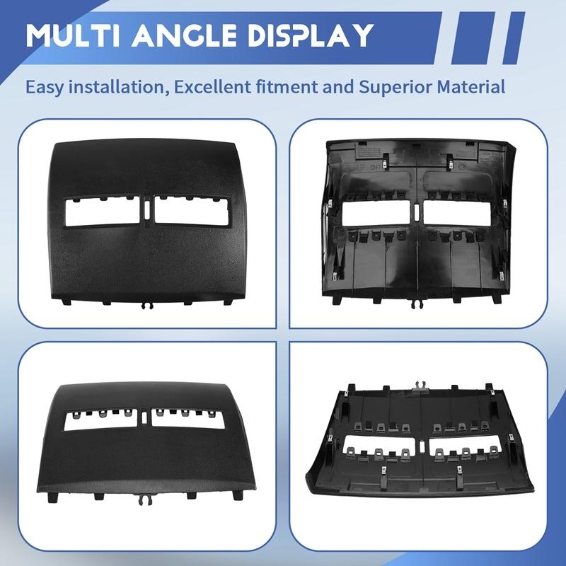Car Air Conditioner Outlet Finisher-trument Panel Air Conditioning Vents Cover Shell For Nissan Tiida 2005-2011 Black