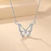 Butterfly Necklace for Women, Japanese and Korean Simple and Versatile Cartoon Animal Pendant Clavicle Chain Neck Chain