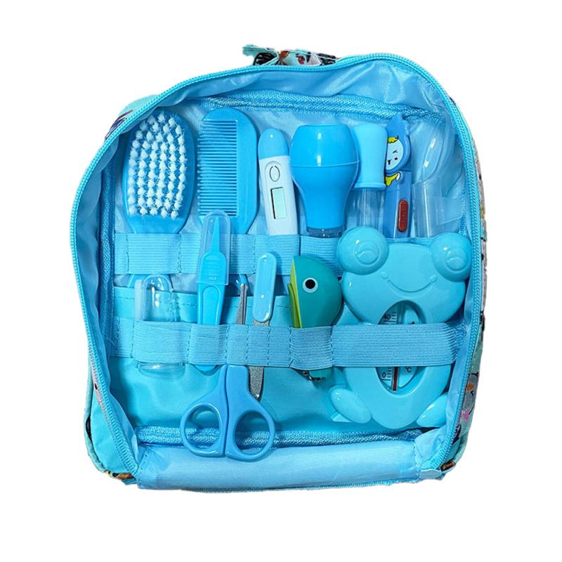 13 шт./компл. детские ежедневные чистящие средства, набор для ухода за носом, аспиратор, кусачки для ногтей, зубная щетка на кончиках пальцев