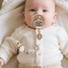 Ins-Style Daisy Fabric Pacifier Clip & Teething Stick Anti-Lost Chain