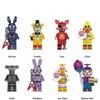 Funko FNAF Мини Строительные Блоки 8 шт. Фигурки Действия Игрушки В Five Nights DIY Модель Фигурки Игры Детские Подарки на День Рождения