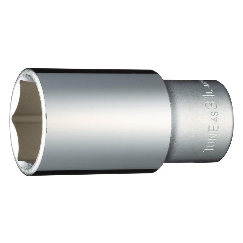 TONE Deep Socket Drive Angle Width Across Flats 31mm (Hexagonal) 4S-31L 12.7mm (1/2")