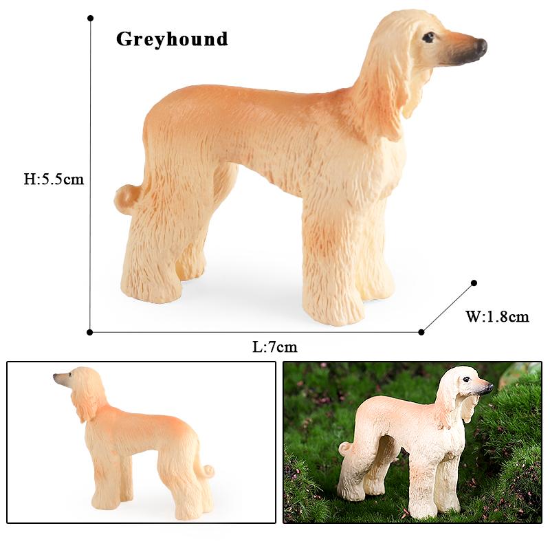 Oenux Модель Животных Собака Бульдог Корги Сиба-ину Хаски Мопс Шнауцер Чихуахуа Щенок Фигурки ПВХ Милая Коллекция Игрушка Подарок для Ребенка