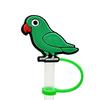 Straw Cover  High Quality Silicone Oceans Animal Reusable Dustproof Fishing Straw Toppers Covers for Cup Accessories