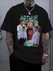 Men'S And Women'S Arthur Hill Merch Unisex 100% T-Shirt, Soft, All Season Casual Streetwear Essential, All-Match All Season Style,