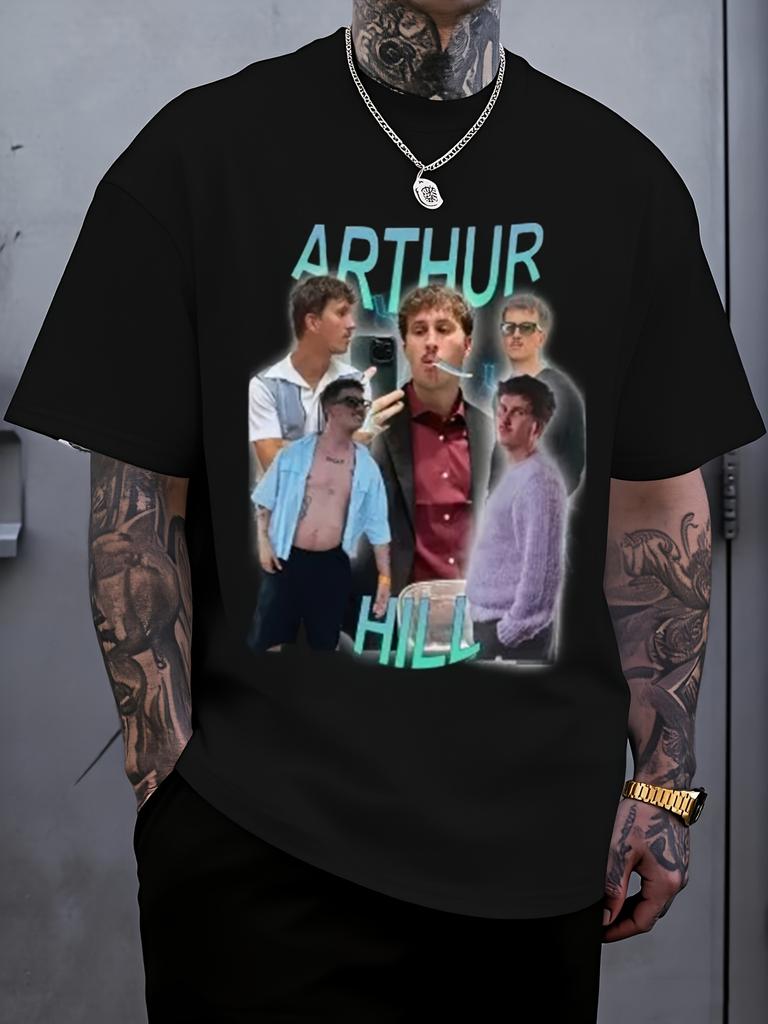 Men'S And Women'S Arthur Hill Merch Unisex 100% T-Shirt, Soft, All Season Casual Streetwear Essential, All-Match All Season Style,