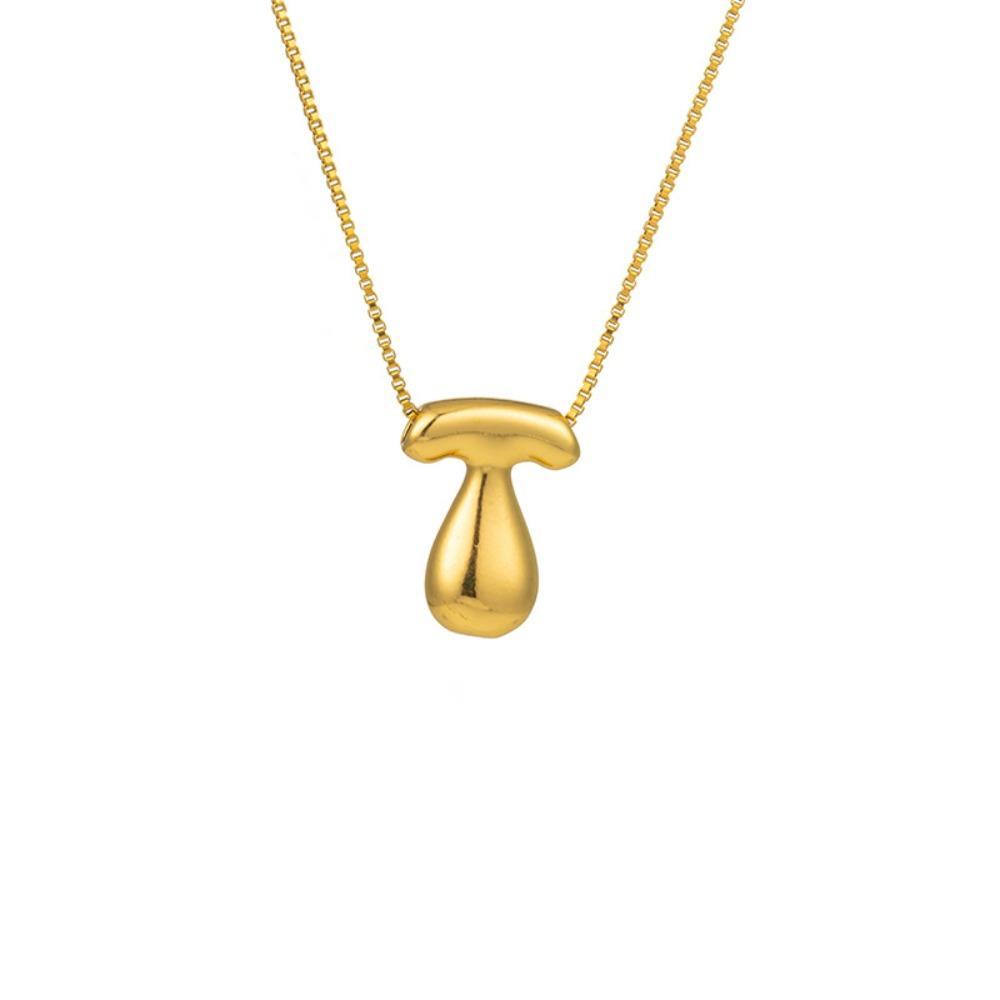 Alphabet Letter Pendant Necklace Gold Color A-Z Letter Clavicle Chain Delicate Women Choker  Women