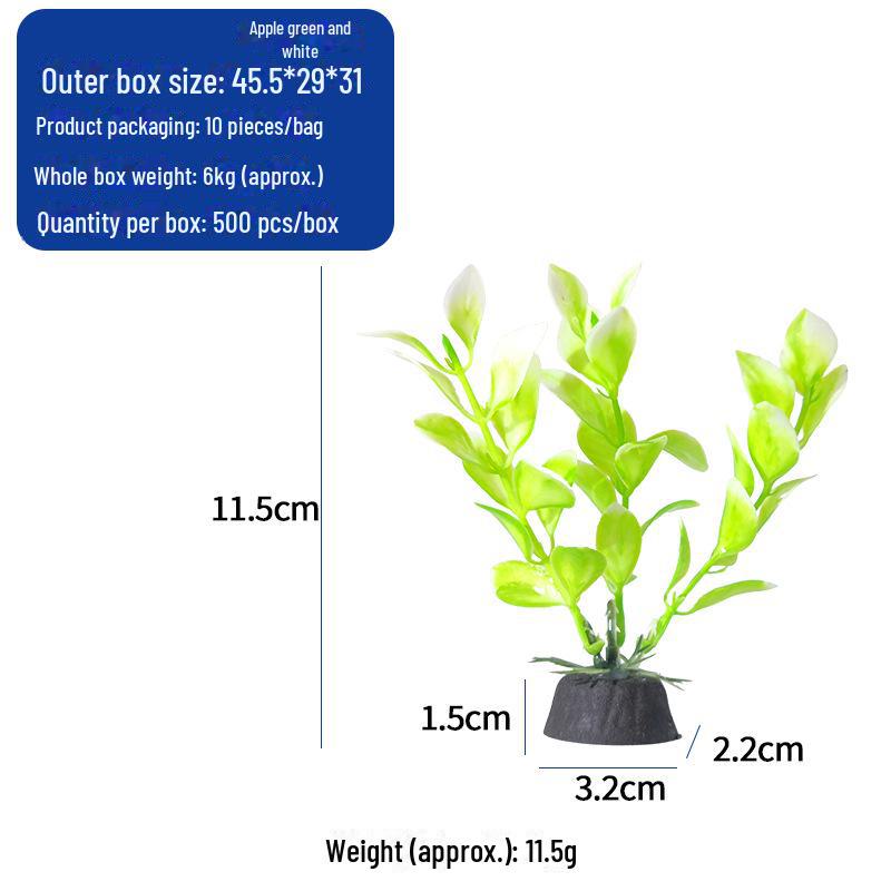 Decorative Aquarium Plants: 10 Cm Artificial Coral Seaweed & Moss Grass
