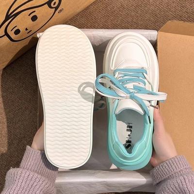 Летние белые массивные кроссовки женские парусиновые туфли кроссовки на платформе туфли на шнуровке балетки трендовые повседневные туфли для мам из вулканизированной кожи zapatos mujer