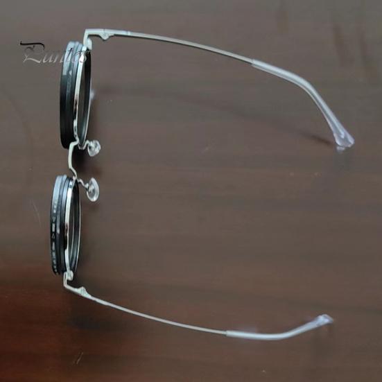 Круглые поляризованные очки 1-9 передач регулируемые солнцезащитные очки с линзами ND-фильтра ретро очки ручной работы для мужчин и женщин