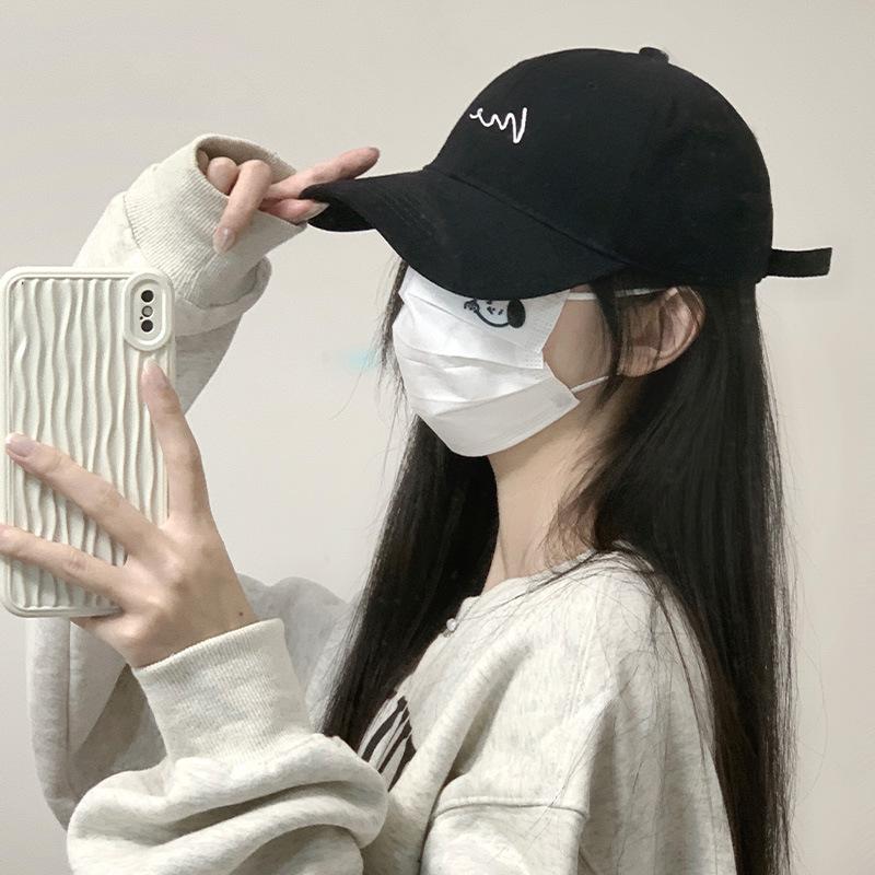 Spring And Summer Baseball Cap For Women, Large Head Circumference, Small Face, Wide Brim, Deep Top Cap, Men'S Sunscreen Cap