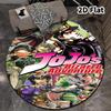 Ковер круглый ковер JoJo's Bizarre Adventure для гостиной, спальни, дивана, игровой комнаты, нескользящий коврик для пола