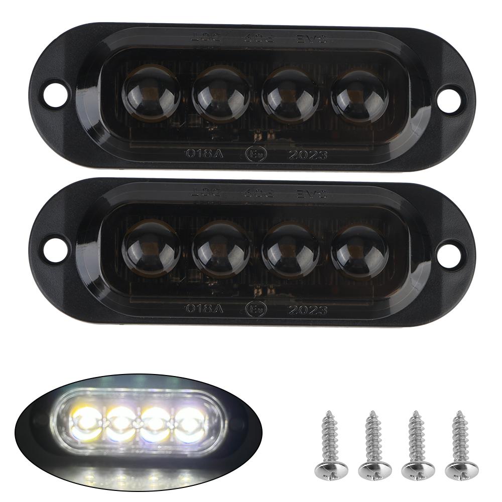 Габаритный фонарь водонепроницаемый сигнальный фонарь 4 светодиода постоянного тока 12 В 24 В светодиодный габаритный фонарь для автомобиля грузовика прицепа маячок лампа