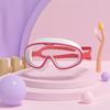Kids Swimming Goggles Waterproof Adjustable Silicone Child Swim Glass Anti-fog UV Protection Big Frame Eyewear with Case
