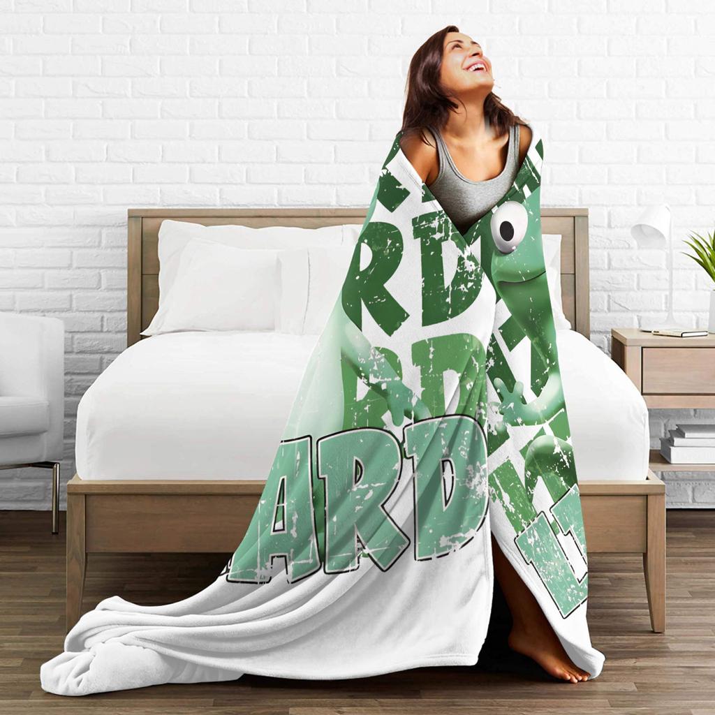 Hoppers Funny Weirdcore Animal Tom Lizard Meme Blankets Flannel Breathable Throw Blanket for Chair Covering Sofa Decoration,